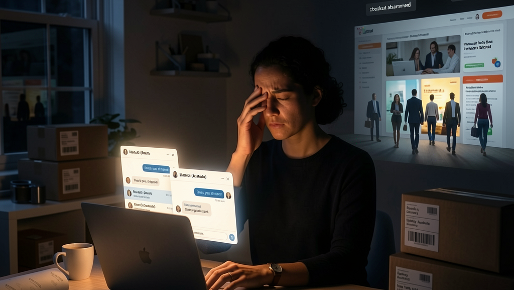 business scene showing the hidden cost of missed customer messages