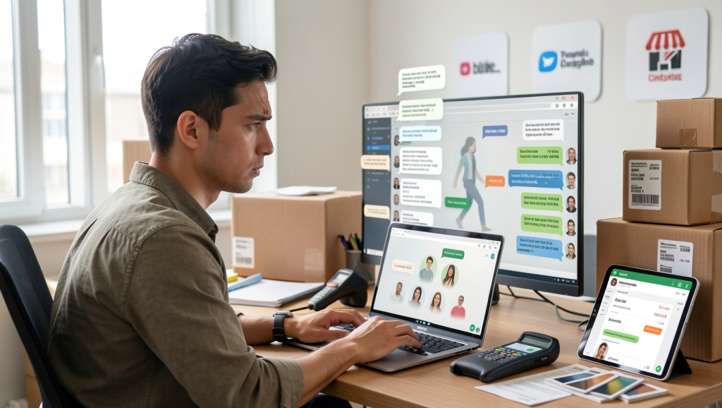 modern e-commerce workspace illustrating the consequences of slow response times.