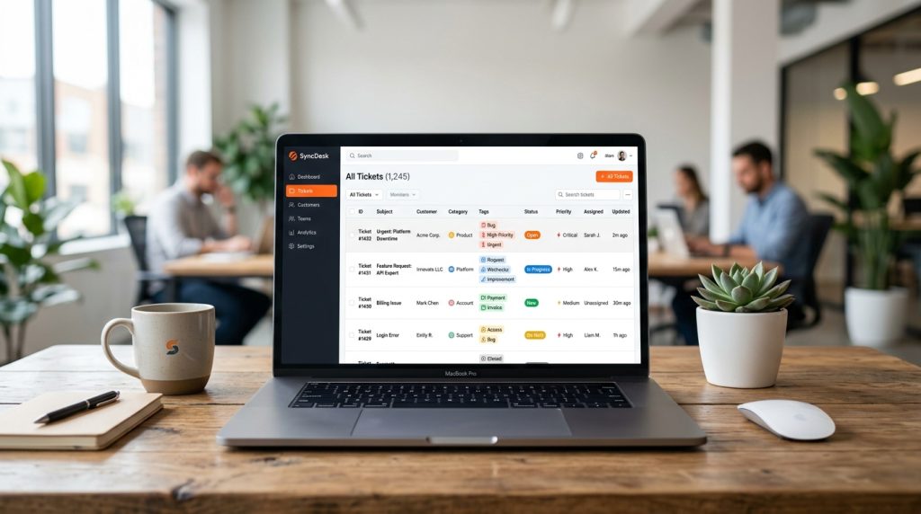 SaaS dashboard with ticketing sy… 202604301624 | Multichat 365